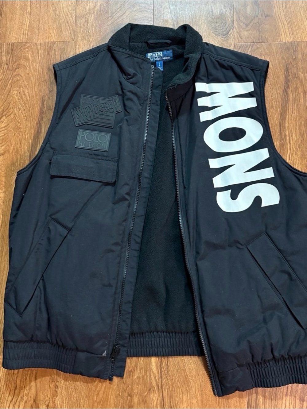 Polo Ralph Lauren Hi Tech Snow Beach Vest Black Large